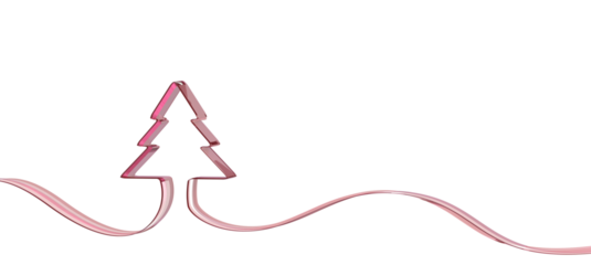 Christmas tree in futuristic technology