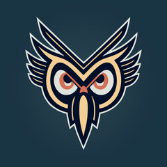 Bird logo icon. Vector animal head for mascot. Badge of eagle, falcon for sport team. Football, hockey, baseball logotype. Hawk isolated emblem. College game label. Graphic art symbol.