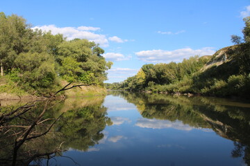 Fototapeta na wymiar Ishim River