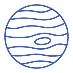 Jupiter Multicolor Line Icon