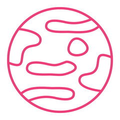 Mercury Multicolor Line Icon