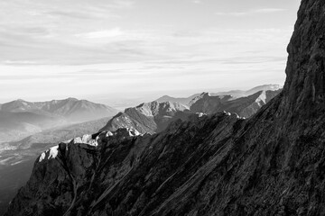 sunrise mountain range