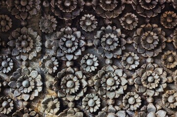 Beautiful black stone sculptures, Hoysala temples of Belur & Halebidu, Karnataka, India