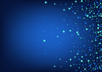 Turquoise Particle Carnaval Blue Vector
