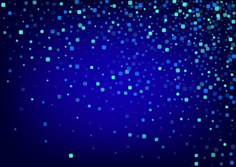 Turquoise Particle Decoration Blue Vector