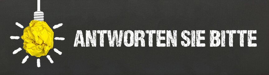 Antworten Sie bitte	