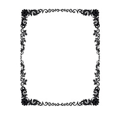 Frame, in the style of an ornament, Vector illustration eps 10, Art.	