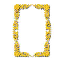 Frame, in the style of an ornament, Vector illustration eps 10, Art.	