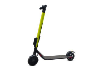 Kick city rider bike, urban electric scooter. Street motorcycle transport for business. Express food delivery service transport concept.