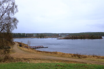 View of The Lake Inari in summer, Lapland, Finland