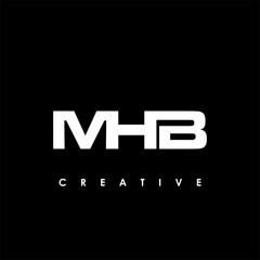 MHB Letter Initial Logo Design Template Vector Illustration