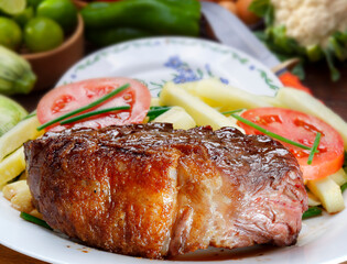 Bife de chorizo, traditional Argentine parrilla cut