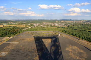 View to the Saarland from the Saarpolygon in Saarlouis