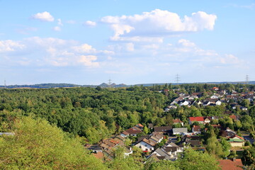 View to the Saarland from the Saarpolygon in Saarlouis