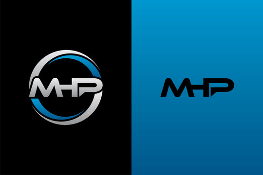 MHP Letter Initial Logo Design Template Vector Illustration