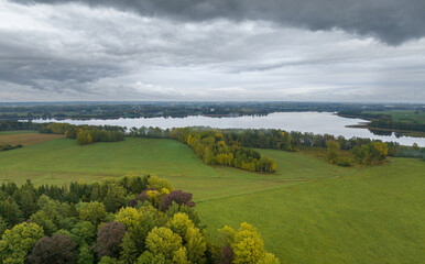 Obraz premium Lake Aulejas.Latgale .
