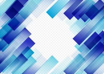 Blue Line Vector Transparent Background. Light