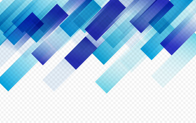 Blue Line Vector Transparent Background. Color