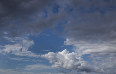 Naklejka na ściany i meble clouds, sky, sant antoni, ibiza, mediterranean, ballears, ibiza, spain, 
