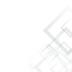 Fototapeta premium Grey Rectangle 3d Vector Background. Geometry
