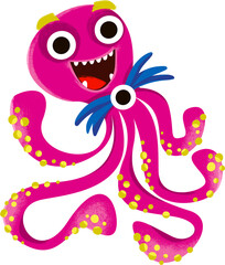 octopus cartoon character