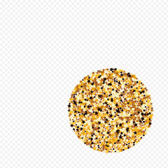 Shiny Sky Vector Transparent Background. Gold