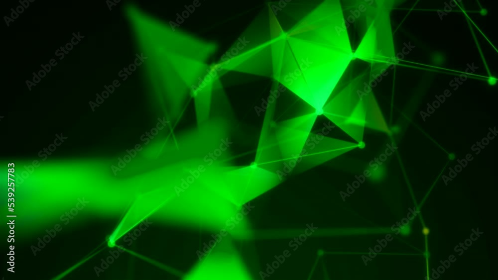 Poster abstract digital connection moving dots and lines. motion. technology background, network connection