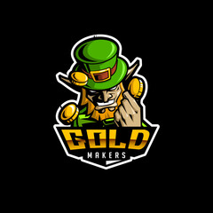Goblin with gold