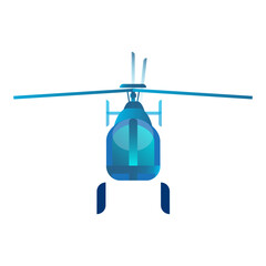 Helicopter vector icon for website design. Created with Adobe Illustrator by an aviation industry pro!