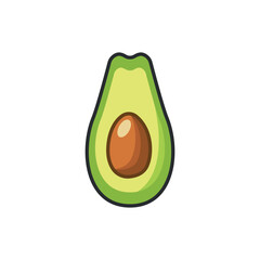 avocado icon design vector template