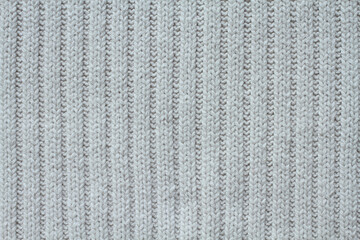 Light beige cotton knitted fabric texture. Macro.