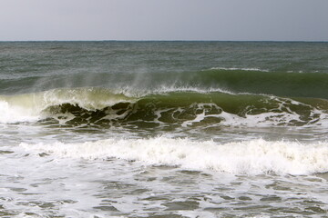 The color of the water in the mediterranean sea in shallow water