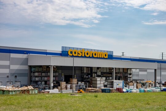 Castorama storehouse where furniture and many house stuff and appliances is sold
