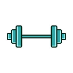 barbell icon design vector template