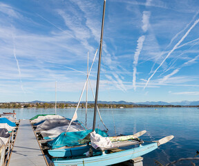 boats on the lake,Switzerland
