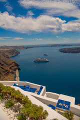 Obraz premium Santorini View, Greece