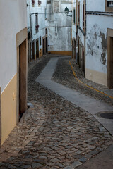 Fototapeta na wymiar Street in the old town of Castelo de Vide. Portugal.