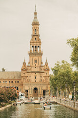 Fototapeta na wymiar Spain, Seville 10-18-2022: the city seville in autumn
