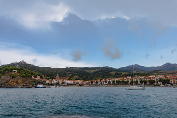 view of the sea and mountains