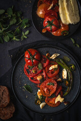 Pan Roasted Tomatoes with Herbs 