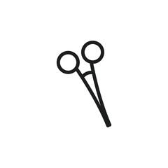 Medical scissors icon