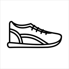 Shoe Icon Logo Design Vector Template Illustration Sign And Symbol Pixels Perfect
