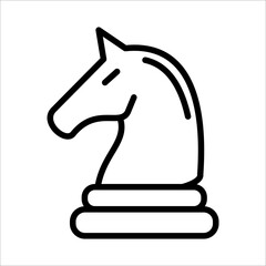 Chess Icon Logo Design Vector Template Illustration Sign And Symbol Pixels Perfect