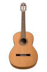 Fototapeta premium Classical acoustic guitar on transparent background