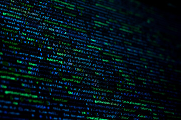 javascript Code background. color coding on screen
