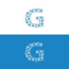 SNOW COLD LETTER G LOGO