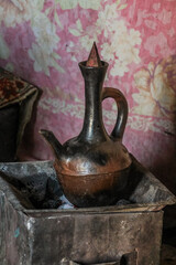 Typical coffee pot in Ethiopia