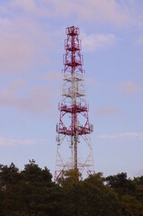 Mast - a mobile phone transmitter in Poland.
The facility acts as a relay and digital signal...