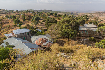 Grounds of the Abba Pantelewon Monastery near Axum, Ethiopia
