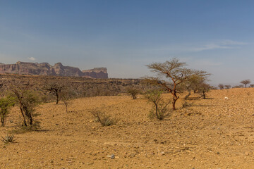 Landscape near Howzien, Tigray region, Ethiopia